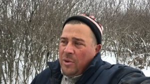 Пришла зима,чистим снег самодельным трактором с двс ом 616 мерс