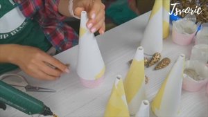 DIY Christmas trees / Делаю маленькие ёлочки / DIY TSVORIC