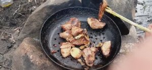 Баранина на гриль-сковороде