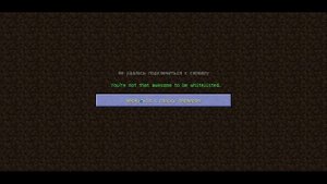 Как добавить игроков в WhiteList на сервере Майнкрафт