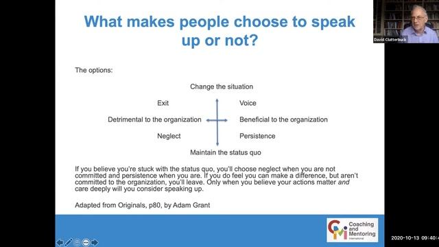 Coaching for a more ethical world - David Clutterbuck