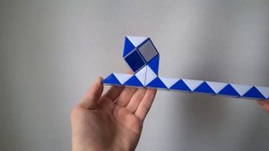 Фигуры из змейки Рубика. Урок №38. Бабочка