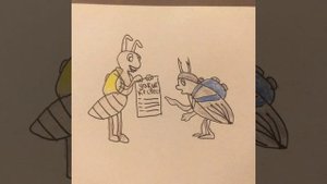 Диафильм "Құмырсқа мен қарақоңыз"