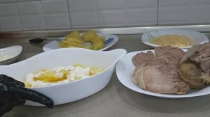 Запечённый говяжий язык с картофелем и сыром😋