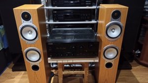 Monitor Audio Silver RS 6 and Pioneer A-717