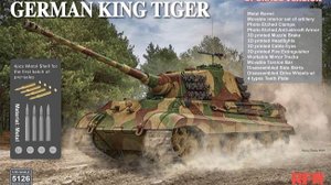 Распаковка Rye Field Model 1 35 RM-5126 Pz.Kpfw.VI Ausf.B King Tiger Turret Sd.Kfz.182