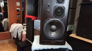 Kenwood LS-05 and Pioneer A-04(редкие колонки после переклейки подвесов)