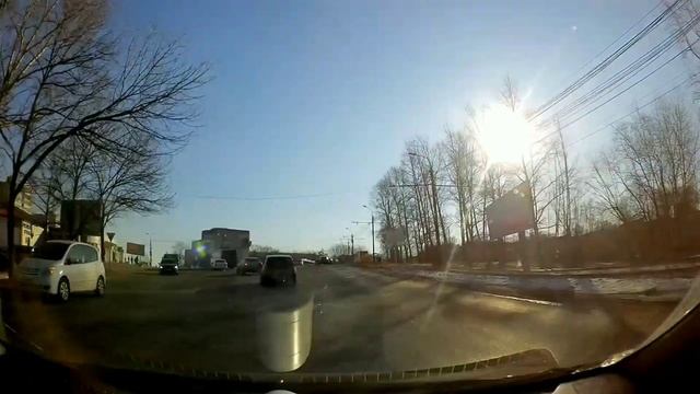 перекресток Тихоокеанская-Шелеста #автошколавосток Автоинструктор27