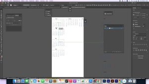 Календарная сетка в Adobe Illustrator