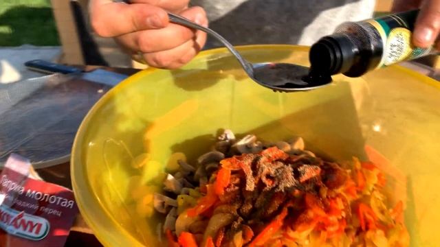 САМЫЕ Вкусные маринованные ГРИБЫ всего за 2 часа. Лучшая закуска. Грибы по-корейски. ENG SUB.