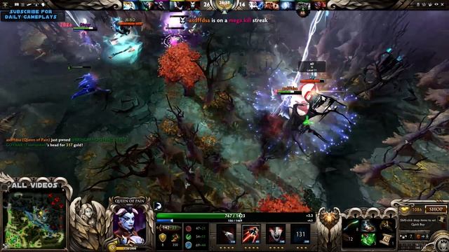 Dota 2 | Pajkatt QoP Ranked MMR 35-2-8 Gameplay смотреть онлайн