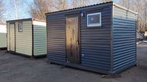 Вагончик металлический дачный хоз блок бытовка  контейнер 2.40х4х2.40м  от производителя
