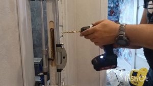 кондуктор для врезки замком в межкомнатные дверь