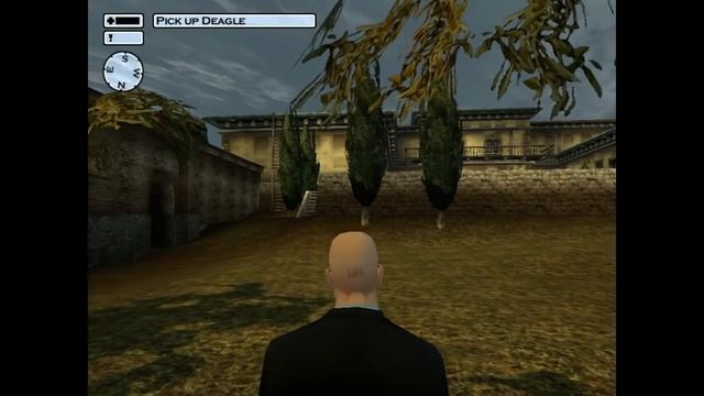 Hitman 2 Silent Assassin -mission #1-Anathema-Gameplay-Agent 47- Droptop gamer