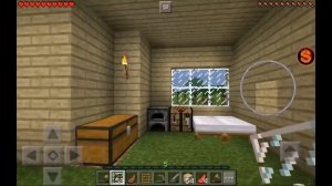 Майнкрафт #2 (Minecraft #2) нашёл деревню, сделал стекла в доме .В поиске пауков)