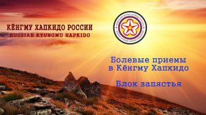 Болевые приемы в Кёнгму Хапкидо. Блок запястья. (Базовый вариант)