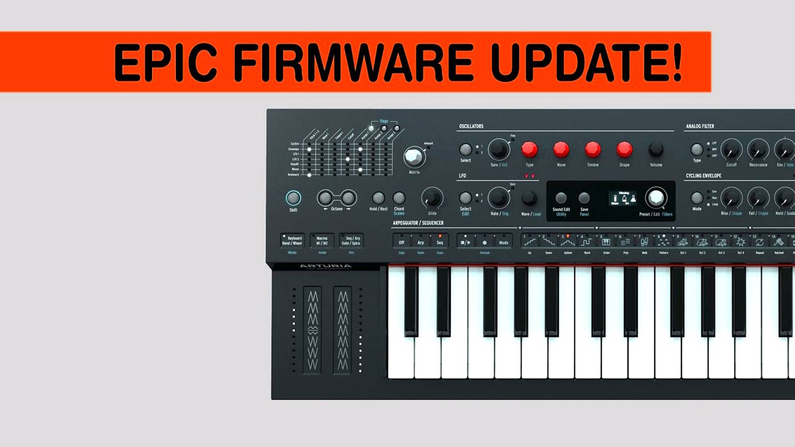 Arturia MiniFreak: Epic Firmware Update!