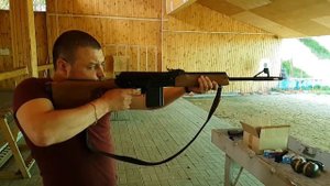 Вепрь 308 в замедленной съёмки.