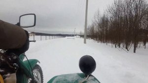 Урал с двигателем от оки, подготовка к пробегу дедан 8