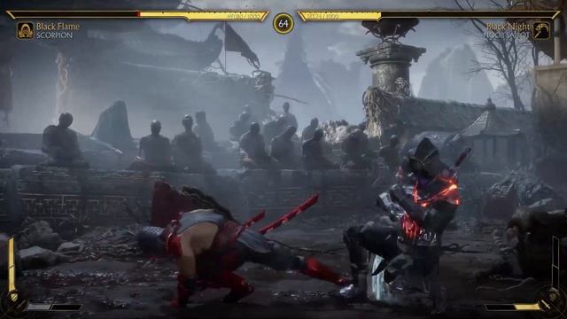 MK 11 Scorpion vs Noob Saibot Very Hard