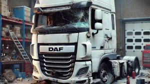 ДАФ 95ХФ разбили в тотал