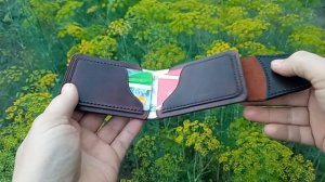 Кошелек из кожи своими руками. Diy Pdf Leather Wallet Bifold Wallet Pattern Pdf Leather Wallet