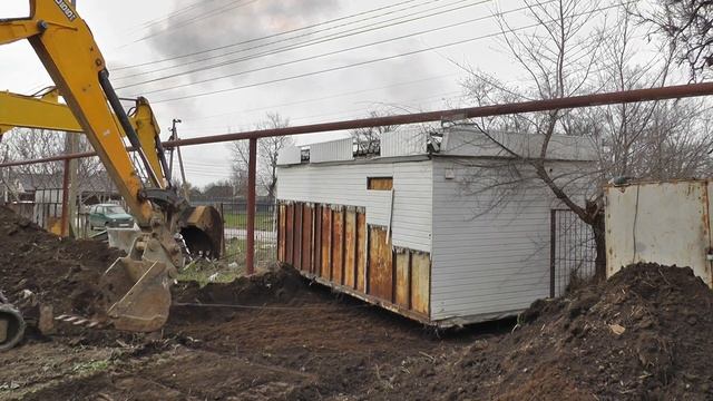 Тяни - толкай! Шикарный заказ с интересной задачей. Мини экскаватор. Wandering barn! г. Волгодонск. смотреть онлайн