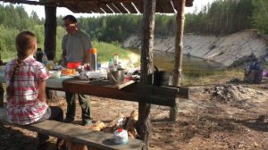 Сплав на байдарках по р. Малый Кундыш, Марий Эл в июле 2019