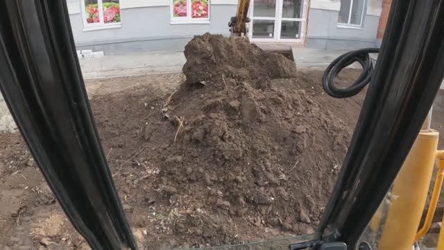 Планировка. Он же маленький. Мини экскаватор. смотреть онлайн