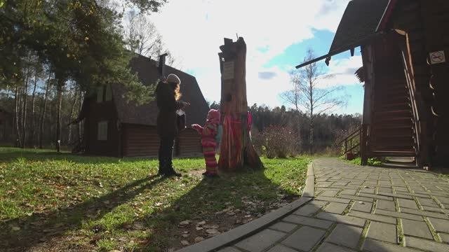 Прогулка по парку Берендеевка .Осенняя  Кострома !