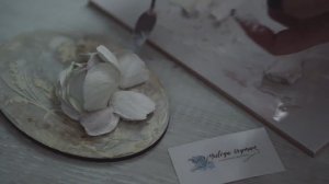 Скульптурная живопись. Мини-панно РОЗА