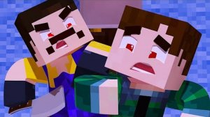 ДВЕ ДУШИ В ТЕЛЕ СОСЕДА - ПРИВЕТ СОСЕД В МАЙНКРАФТ [перезалив]