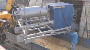 Погрузка Роторно-Шаровой Мельницы РШМ для отправки заказчику.