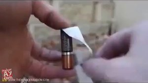 ЗАЖИГАЛКА ИЗ БАТАРЕЙКИ