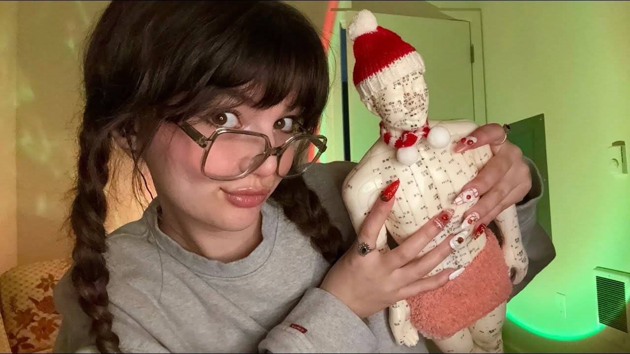 ASMR Fast and Aggressive Acupuncture Doll Massage With Tools (Gripping, Tapping, Scratching, ) смотреть онлайн