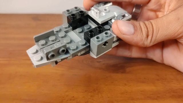 Building LEGO Star Wars The Mandalorian N-1 Starfighter Microfighter смотреть онлайн