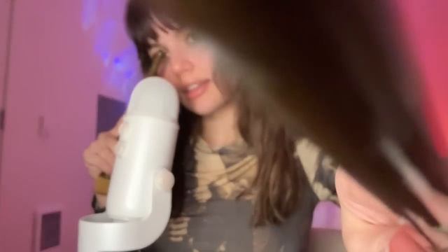 ASMR 20 Minutes Of Mic Brushing and Face Brushing With Invisible Scratching Foam Bare Mic