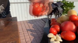 Вкусное Блюдо из Курицы с Овощами в казане.