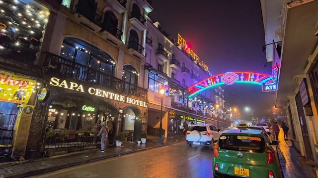 Пятничный вечер в городе Сапа