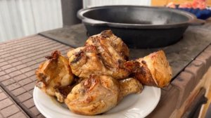 Чахохбили из домашней курицы в Казане. Рагу с Курицей.
