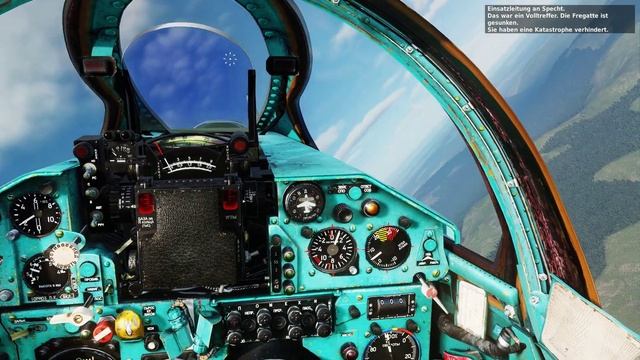 DCS МиГ-21бис Кампания "Pilotenalltag" Задание №15 "Brennendes Fregatte" смотреть онлайн