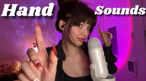 ASMR Fast HAND SOUNDS and NAIL SOUNDS (Finger Snaps Flutters, Nail Clacking, Lotion Sounds)