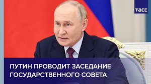 Путин проводит заседание Государственного совета