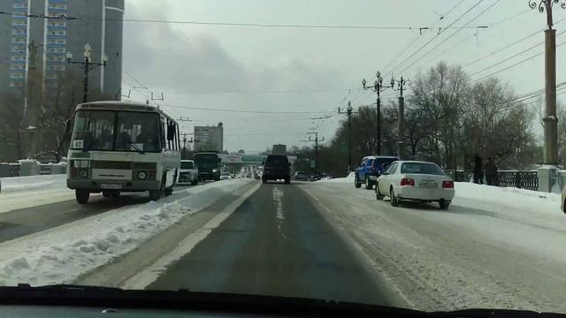 Снежный Хабаровск #автоинструктор27#маршрутхабаровск #автошколавосток Автоинструктор27