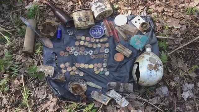 НАТКНУЛИСЬ НА НЕМЕЦКИЙ СБРОС МОНЕТ! КОП ПО ВОЙНЕ! смотреть онлайн