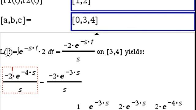 Laplace Transform of a Piecewise Defined Function - Step by Step - using the TiNspire CX смотреть онлайн