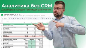 Как вести аналитику продаж без CRM: простой дашборд в Google Таблицах