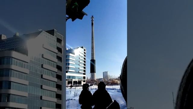 Снос телебашни в Екатеринбурге. смотреть онлайн
