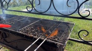 Невероятное Мясо по-французски на мангале с Дымком.