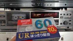 Maxell Ur 60 распаковка + калибровка на Teac V 870......